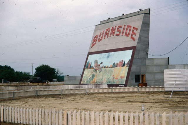 Burnside Drive-In Theatre - 1951 Shot From A S Al Johnson